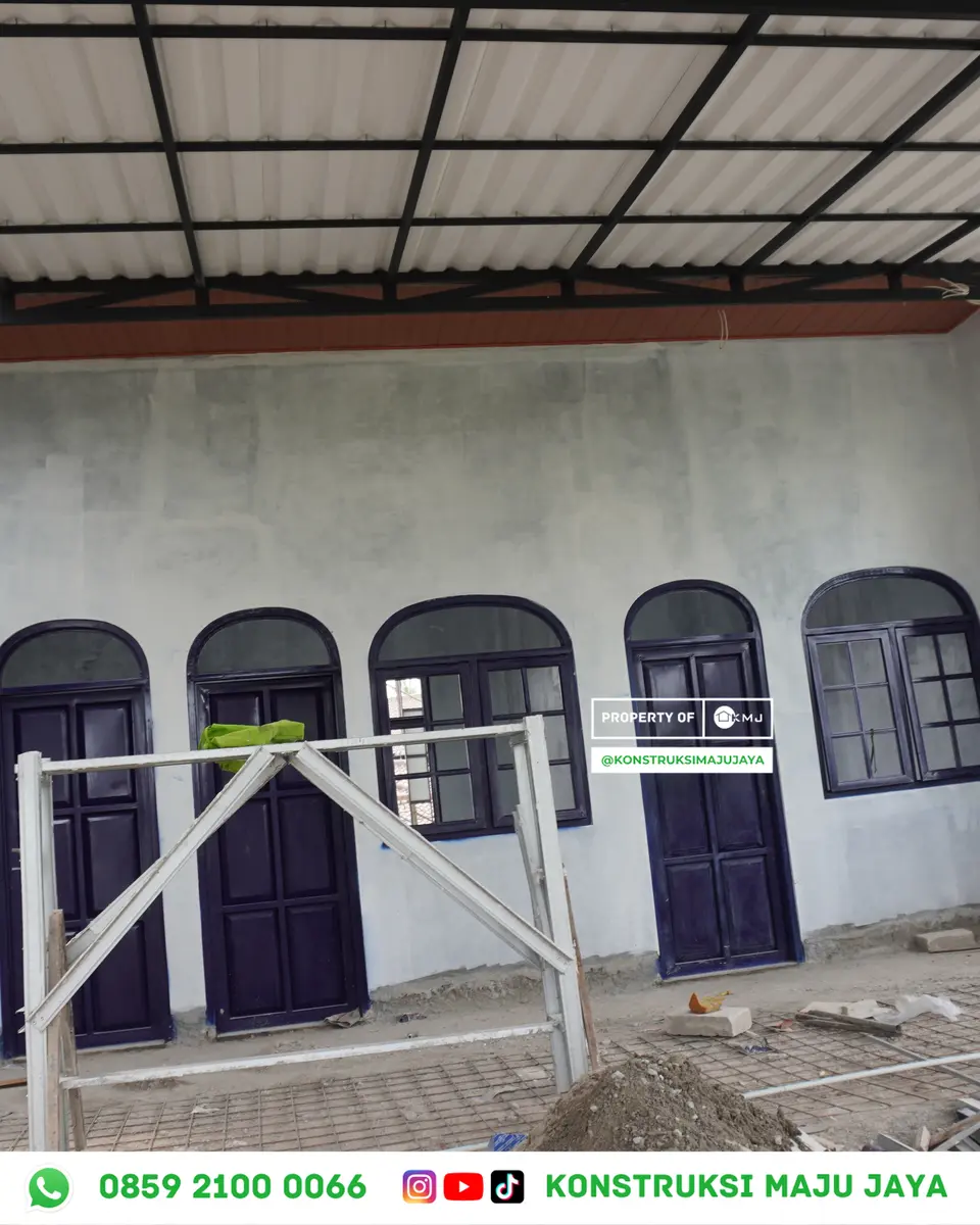 Jasa Arsitek - Klik Konsultasi WA Jasa Arsitek - Dokumentasi Finishing Fasad Proyek Jasa Arsitek