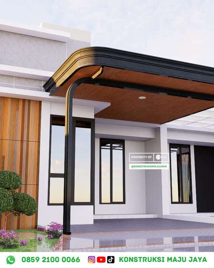 Kanopi Baja Ringan Jakarta - Uji Ujung Ketahanan Atap & Drainase Kanopi Baja Ringan Jakarta