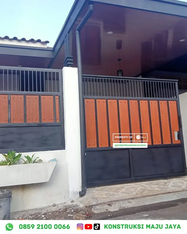 Kanopi Minimalis Modern Serpong - Klik Konsultasi WA Kanopi Minimalis Modern Serpong - Tampilan Hasil Akhir Kerapihan Struktur Kanopi Minimalis Modern Serpong