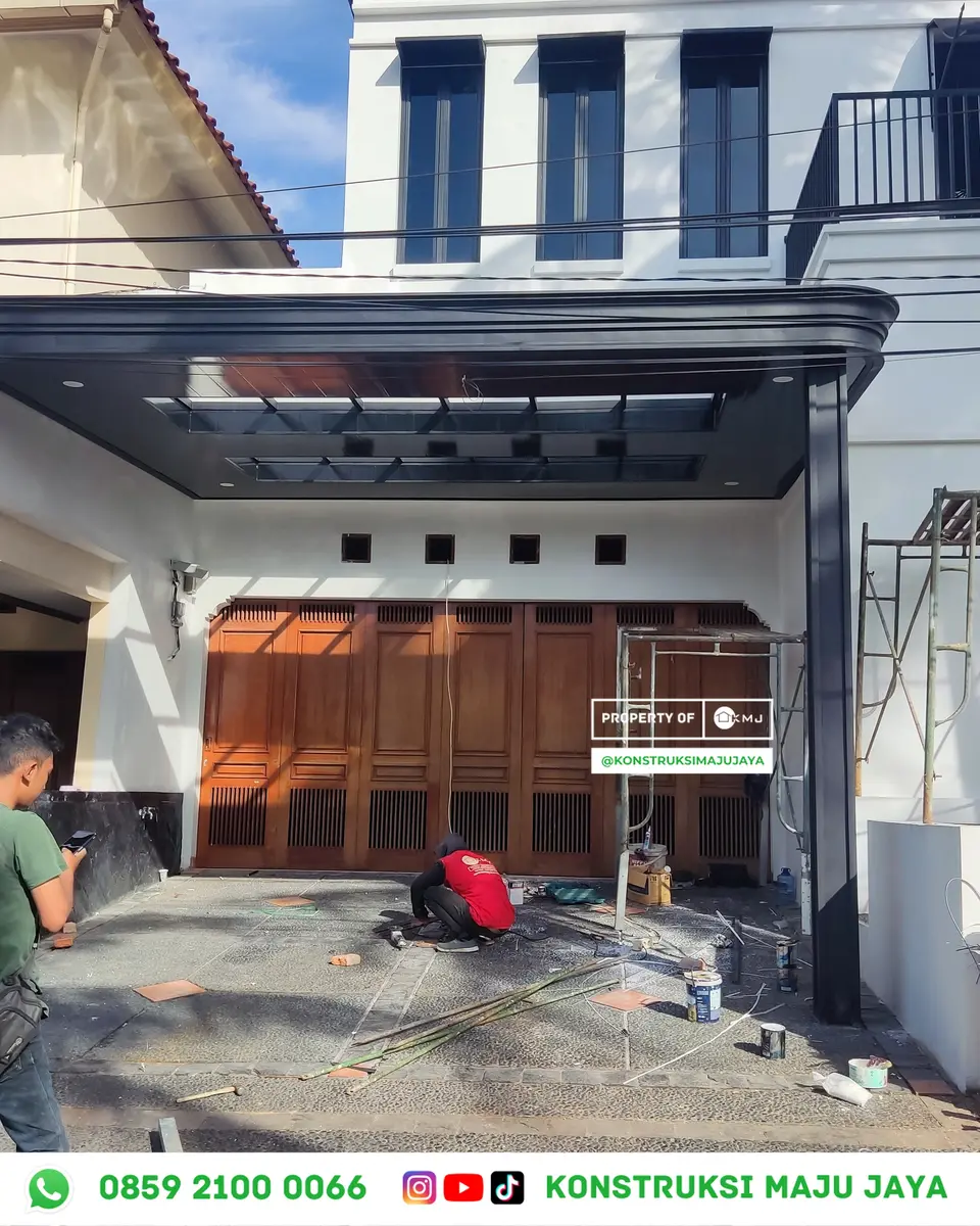 Pasang Baja Ringan Jakarta - Klik Konsultasi WA Pasang Baja Ringan Jakarta - Detail Sambungan & Finishing Cat Anti Karat Pasang Baja Ringan Jakarta