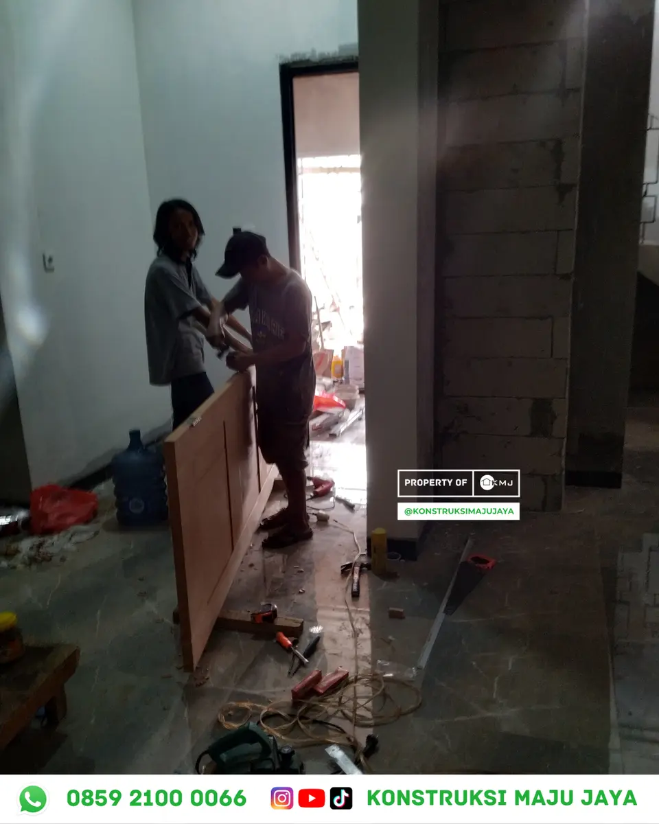 Jasa Renovasi Rumah Tangerang - Dokumentasi Finishing Fasad Proyek Jasa Renovasi Rumah Tangerang
