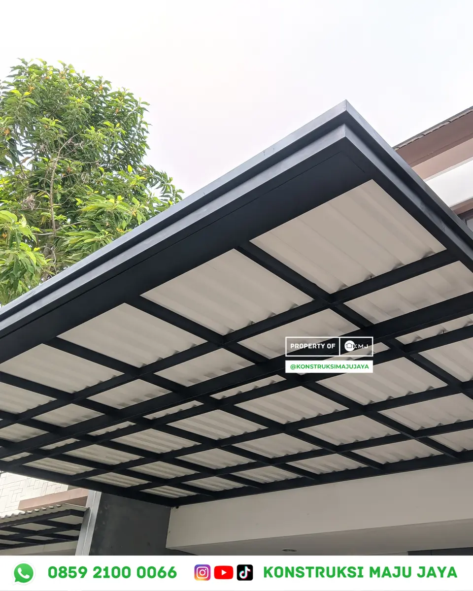 Rangka Atap Baja Jakarta - Klik Konsultasi WA Rangka Atap Baja Jakarta - Tampilan Hasil Akhir Kerapihan Struktur Rangka Atap Baja Jakarta