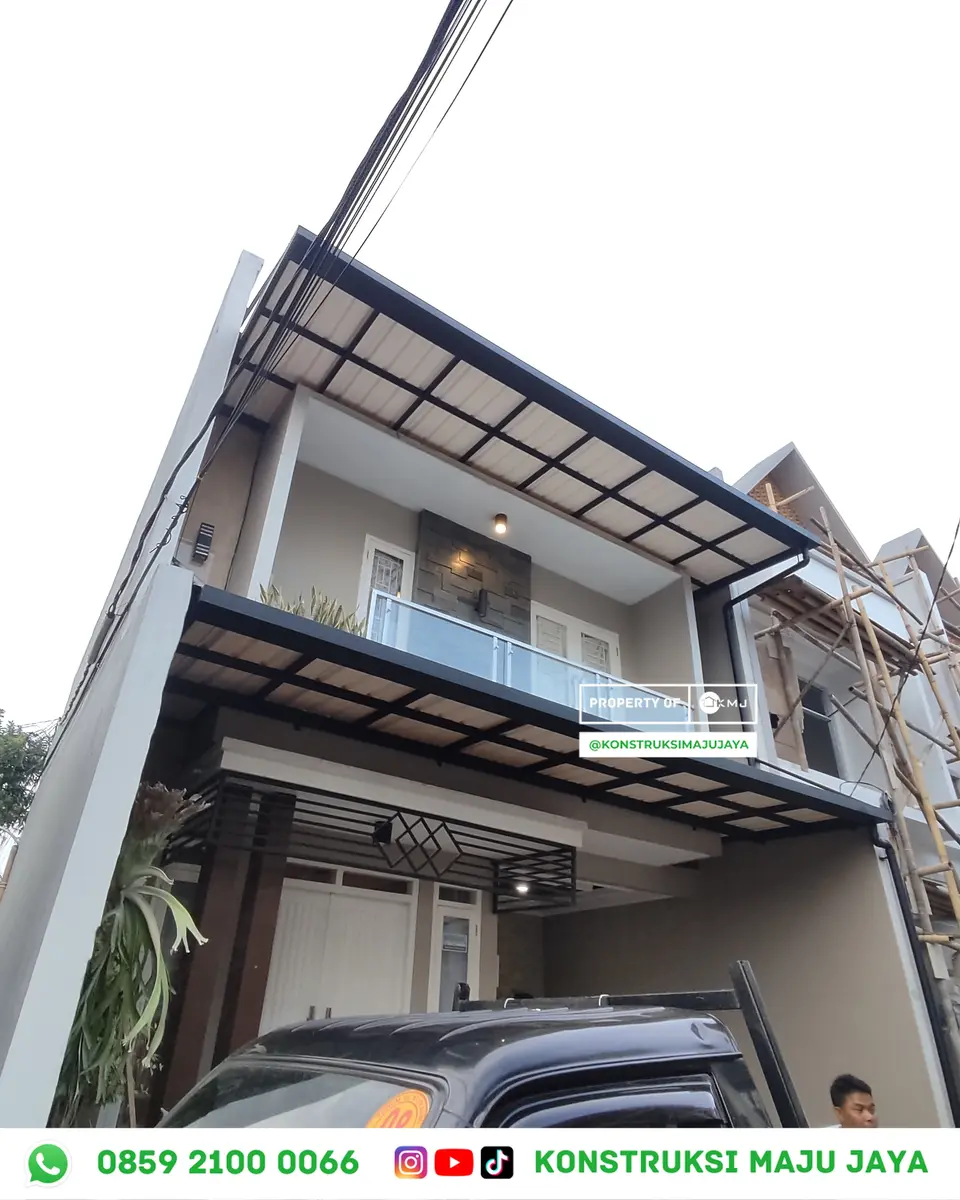 Kanopi Balkon Cilandak - Uji Ujung Ketahanan Atap & Drainase Kanopi Balkon Cilandak