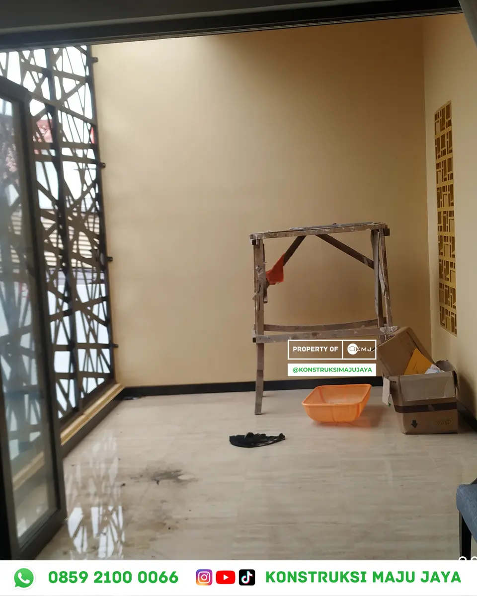 Renovasi Rumah Minimalis - Klik Konsultasi WA Renovasi Rumah Minimalis - Pengawasan Kerapihan Pasangan Dinding & Plaster Renovasi Rumah Minimalis