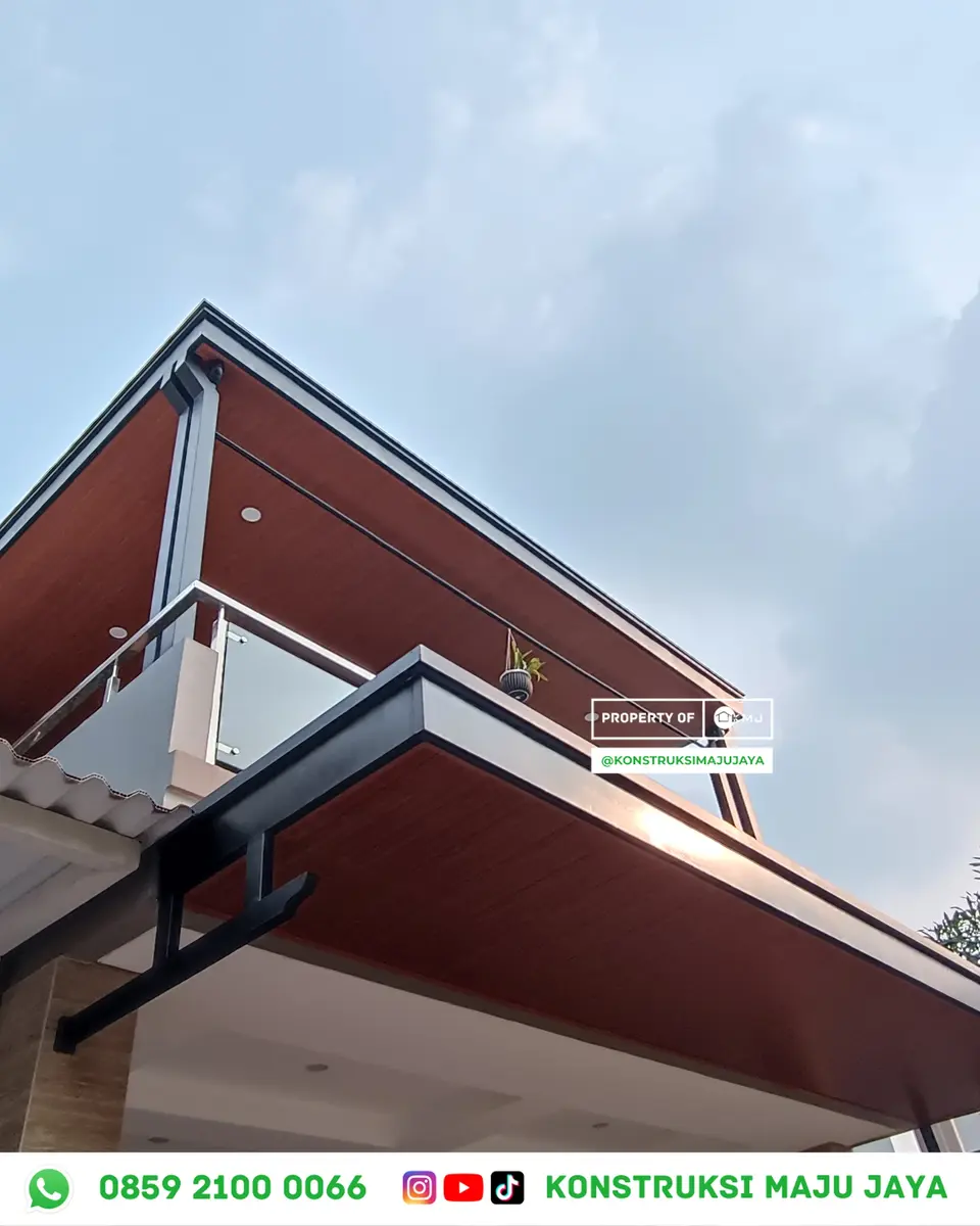 Kanopi Balkon Cilandak - Detail Sambungan & Finishing Cat Anti Karat Kanopi Balkon Cilandak