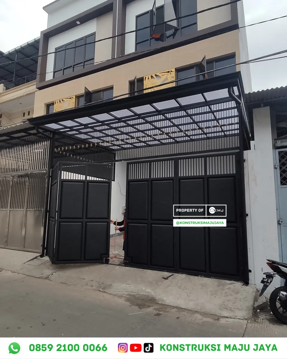 Tahapan Pemasangan Kanopi Balkon yang Benar: Dari Pengukuran hingga Finishing di Kebayoran – Pemasangan Rangka Baja Ringan & Pengencangan Screw Kanopi Balkon