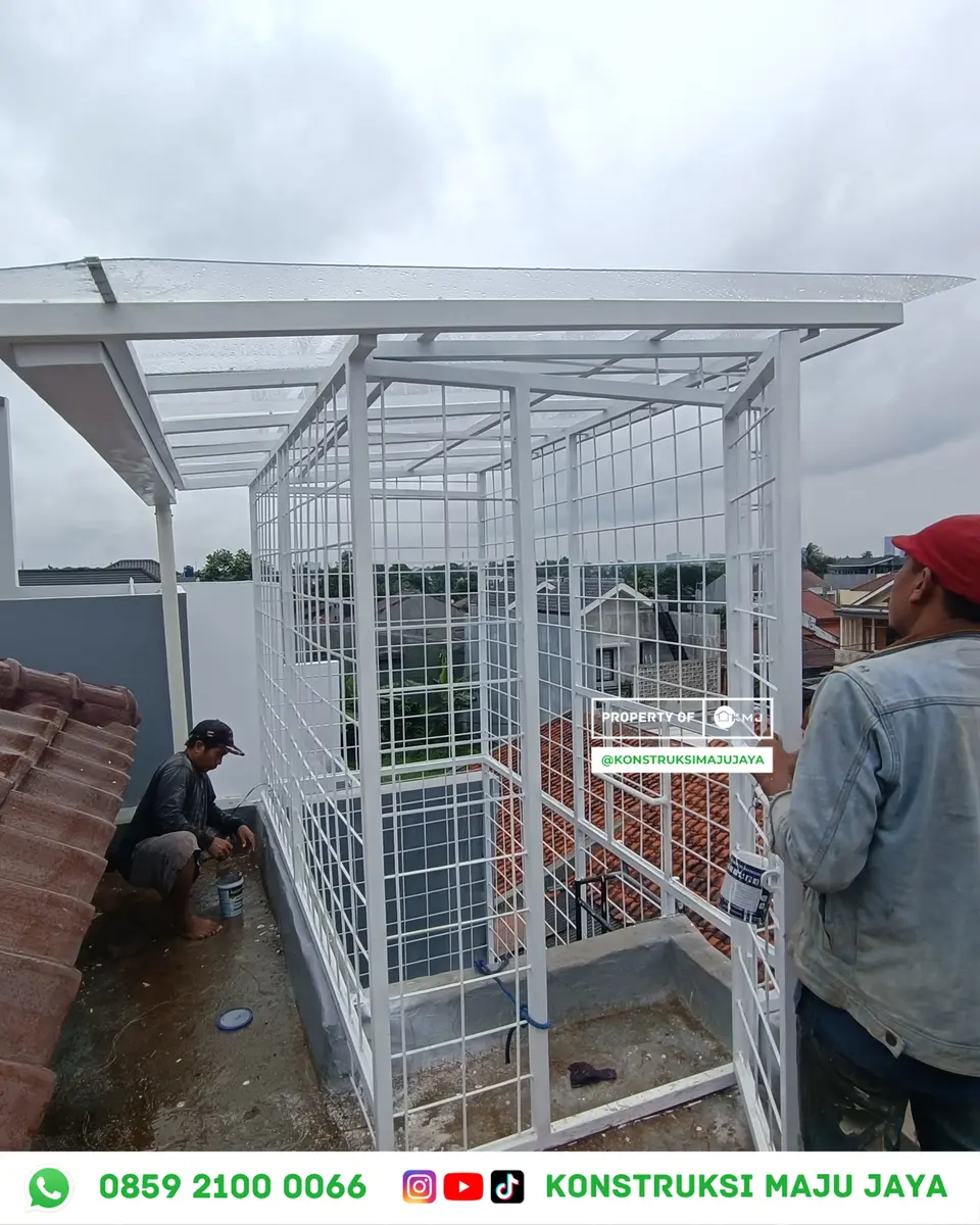 Mengenal Kanopi Minimalis Modern Berkualitas SNI – Tips Memilih desain estetik yang Tepat di Pondok Indah – Pemasangan Rangka Baja Ringan & Pengencangan Screw Kanopi Minimalis Modern