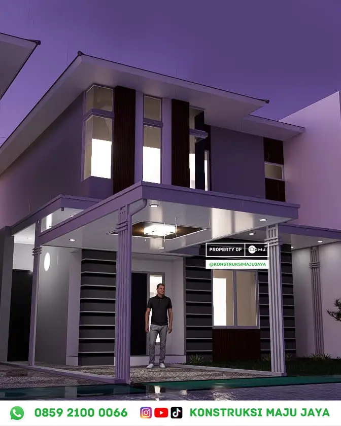 Kenapa Kanopi Minimalis Modern Berstandar fasad rumah Wajib Dipasang di Iklim Tropis seperti Jakarta – Pemasangan Rangka Baja Ringan & Pengencangan Screw Kanopi Minimalis Modern