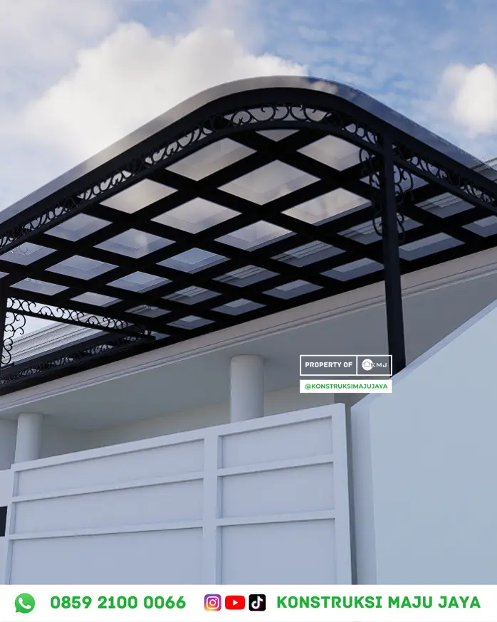 Kanopi Minimalis Modern Tangerang Konstruksi Maju Jaya